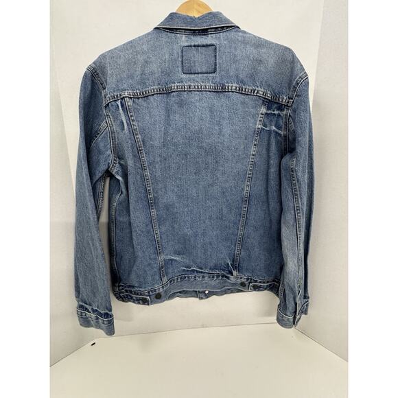 Levi’s Dark Wash Denim Trucker Jacket Men’s Size L - Picture 8 of 8